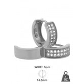 Round Sterling Silver Earrings